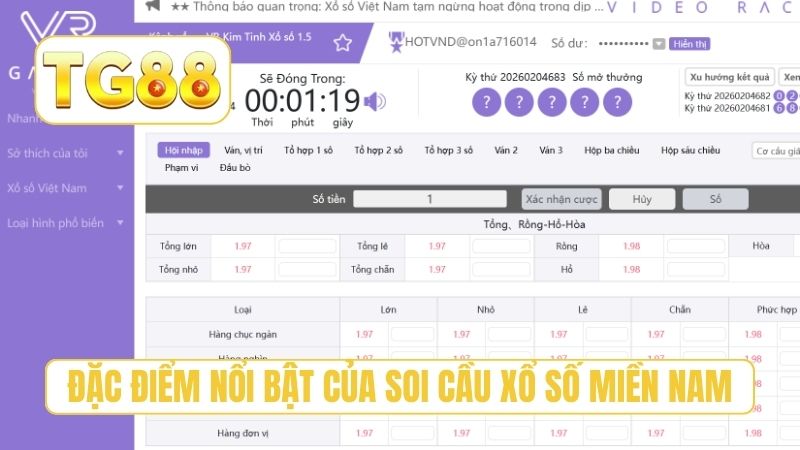 Đặc điểm nổi bật của soi cầu xổ số miền Nam